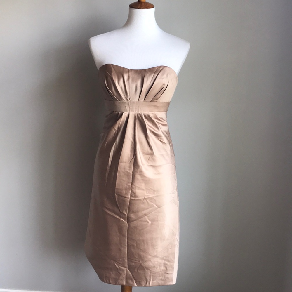 -Alfred Angelo- Gold bridesmaid dress!